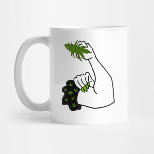 feminist cannabis weed Mug